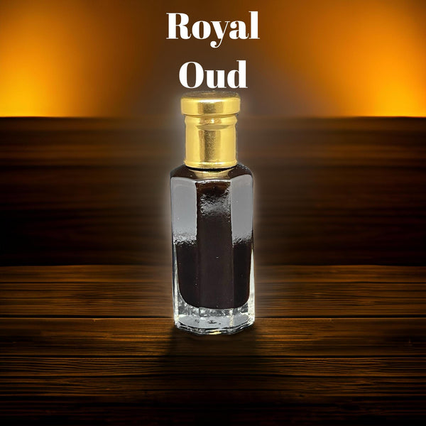 Royal Oud Attar - Agarwood Oil, Natural Fragrance - 2025 New Batch